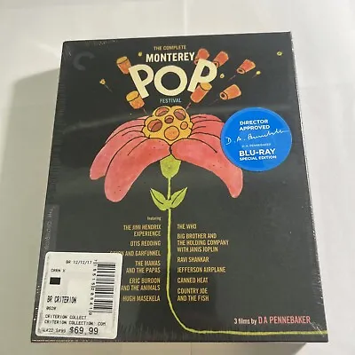The Complete Monterey Pop Festival (Criterion Spine 168-169) [New Blu-ray] • $42