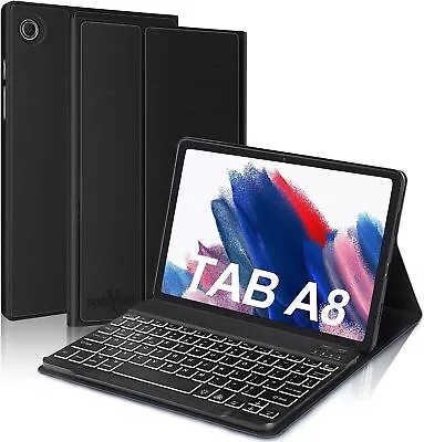 For Samsung Galaxy Tab A8 10.5  Tablet Case Folio Backlit Keyboard Smart Cover • $45.99