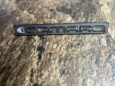 82-92 Camaro Original Dashboard Dash Emblem Passenger Side Plate Gm • $28.86