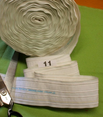 £2.50 • Buy 2m X 3 /88mm  (11) Rufflette Curtain Heading Tape WHITE