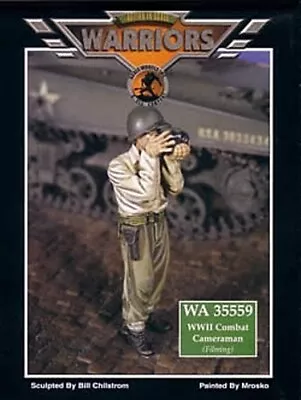 WARRIORS 1/35 RESIN WW2 US Combat Cameraman Model Mini 35559 Diorama Figure NEW! • $11.99