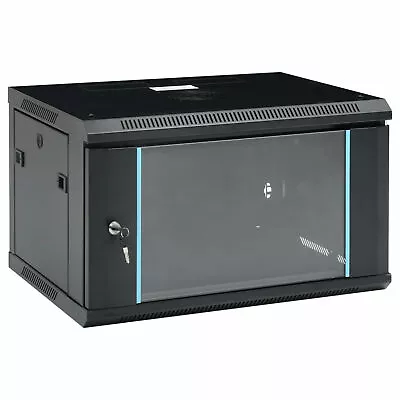 6U Wall Mounted Network Cabinet 19 IP20 600x450x375 Mm Z4Y1 • £118.86