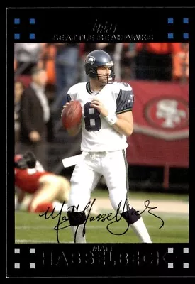 2007 Topps Matt Hasselbeck Seattle Seahawks #39 • $2.10