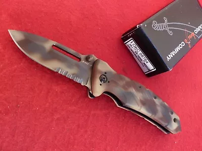 DISCONTINUED Ontario Extreme Military XR-1 Folding Knife Desert Camo 08764 • $10.50