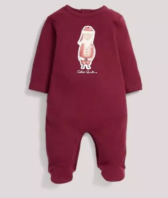 0-3 New Born Baby Santa Suit Infant Xmas Unisex Mamas&Papas Christmas Gift • £7.99