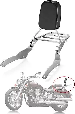 For Yamaha V Star XVS 400 650 Classic 1998-2018 Backrest Sissy Bar Luggage Rack  • $73.99