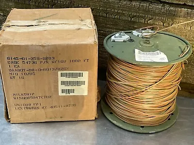 NEW WF16/U DR-8B Military Telephone Field Radio Wire 1000ft SPOOL 6145012599203 • $89.95