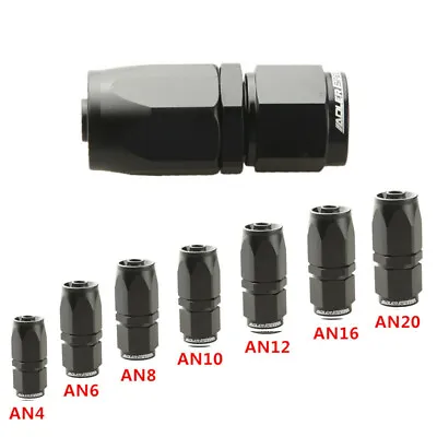 Straight Hose End Fuel Oil Line Fitting Adaptor -4AN 6AN 8AN 10AN 12AN 16AN 20AN • $6.59