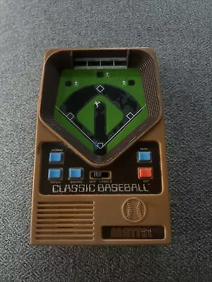 Classic Baseball Mattel Handheld Electronic Game Working 2001 See Pics • $10