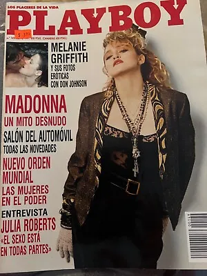 Rare Espana Playboy Magazine 1991 Madonna • $24.50