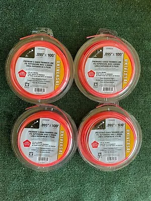 4 Pack - 100' .095 Oem Husqvarna Premium Commercial Star Trimmer Line 579166503 • $16.99