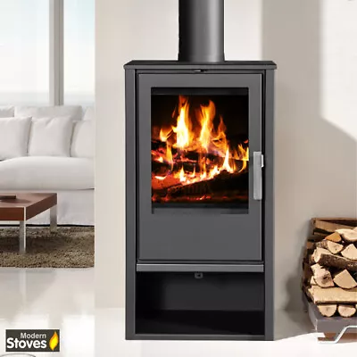 Wood Burning Multi Fuel Stove CAPRIS 8kw Log Burner • £649.99