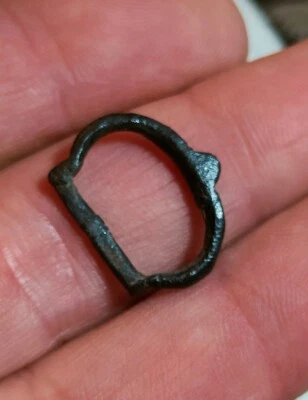 £4 • Buy Metal Detecting Find Post Medieval Single Looped Buckle 1250-1650 (94)