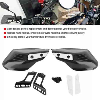 New Black Motorcycle Hand Guards Handlebar Protector Protective Hand Shell Prote • $26.90