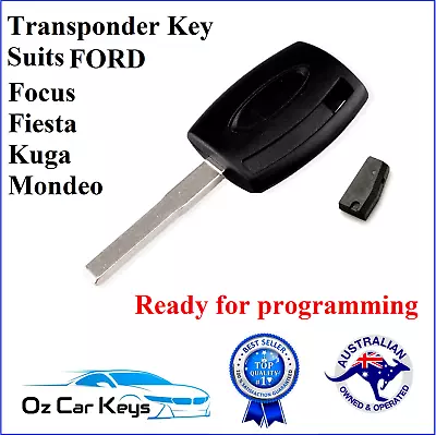 Transponder Chip Key Ford Mondeo Kuga Focus Fiesta 4d 63 83 2005 - 2015 • $14.60