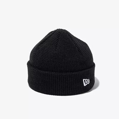 [NEW ERA] WAFFLE SHORT BEANIE / 2022FW / Black Free Size 12866279 • $53.89