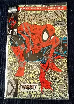 Spider-man #1 (1990) Vf+/vfnm Platinum Edition Super Rare Todd Mcfarlane • $760