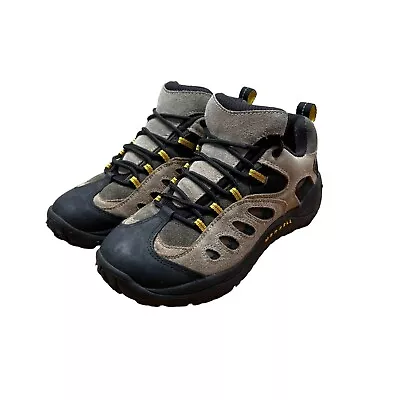 Merrell Boys Reflex Birch Yellow Athletic Shoes Performance Footwear Hiking 6 Y • $19.59