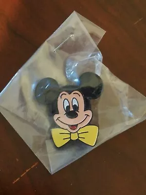 Disney Pin 5422 Mickey's Head Withyellow Bow Tie ProPin Germany • $4