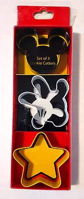 Disney Parks Mickey Mouse Cookie Cutters Metal - Set Of 3 • $13.45