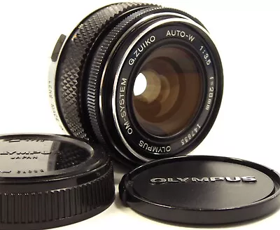 Olympus Om 28mm F3.5 Lens *excellent* Uk Dealer* • £49.99