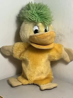 Vintage/Retro  Edd The Duck Hand Puppet Soft Plush Toy BBC 1990 13” • £19.99