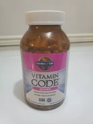 Garden Of Life Vitamin Code Women 240 Capsules Multivitamin EXP 7/24 • $46.95