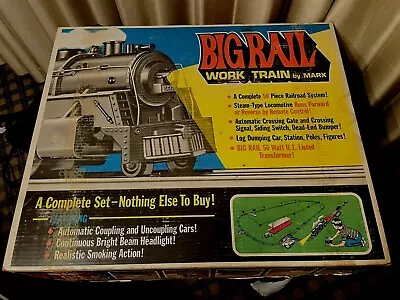 Marx Big Rail Work Train Set Original Box O Gauge Complete - Untested • $179.99