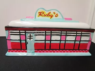 Ruby's Diner Ceramic Cookie Jar • $75