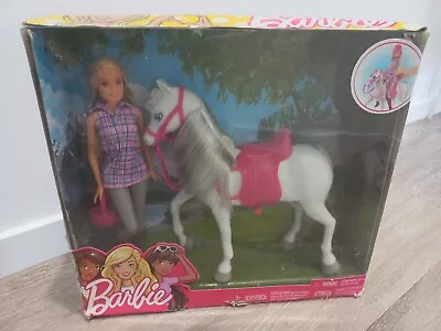 2016 IN BOX Barbie Doll With Barbie Horse  - BOX DAMAGE • $120