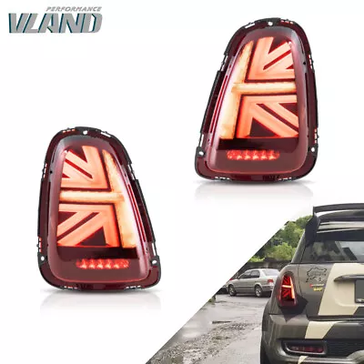 VLAND RED LED Tail Lights For 2007-13 Mini Cooper R56/R57/R58 W/Sequential Turn • $209.99