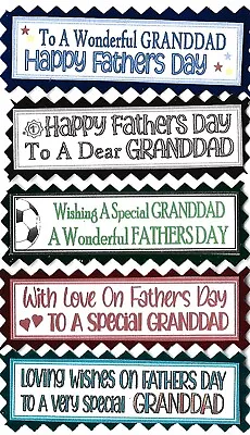 5 Other Dads Fathers Day Greeting Card Craft Scrapbook Sentiment Banners • £1.49