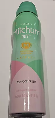 Mitchum Women Dry Powder Fresh Advanced Control Spray New 4.0 Oz • $24.99