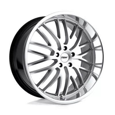 TSW 17x8 Snetterton Wheel Hyper Silver Chrome 5x120 PCD +20mm Offset 5.29 BS • $247