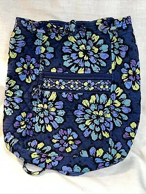 Very Clean Retired Vera Bradley Campus Backpack In “Indigo Pop” • $19.99