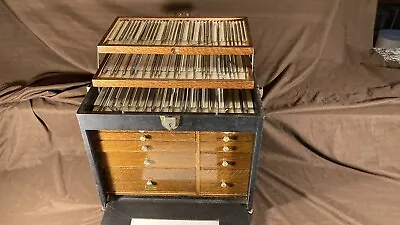 Vintage National Cabinet Co Doctor Tool Case Apothecary Wood Drawer Box Chest • $695