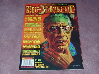 RUE MORGUE Magazine # 83 Famous Monsters Forry Ackerman Basil Gogos • $7