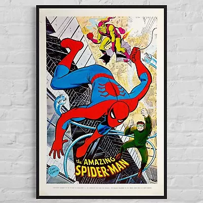 Marvel 'The Amazing Spider-Man' 1970 Marvelmania John Romita Sr. Poster 23 X35  • $54.70