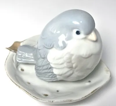 Vintage Otagiri Japan Porcelain Gray Bird W/Occupied Japan Dish • $14.99