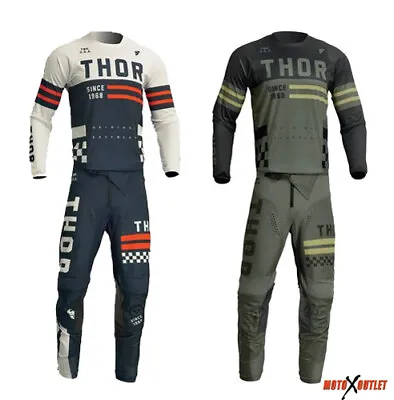 Thor Combat Motocross Gear Pant & Jersey Combo Pulse Adult Dirt Bike • $124.90