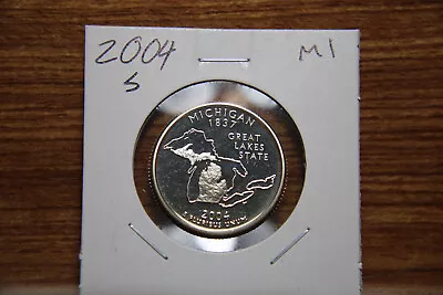 2004 S Silver Proof Michigan Quarter • $7.35