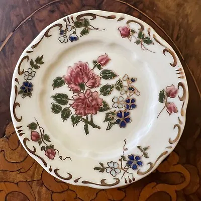 Vintage Zsolnay Hand Painted Floral Miniature Plate • $54