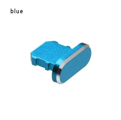 Blue Anti Dust Plug Charger Port Cap For Iphone 6 7 8 X XS 11 12 13 SE Pro Max • £1.79