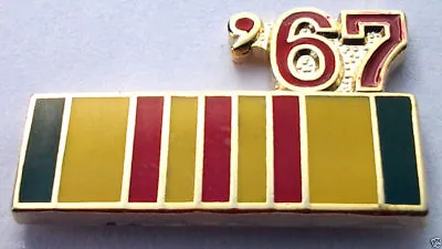 VIETNAM RIBBON 67 (7/8 ) Military Hat Pin 14795 HO • $9.88