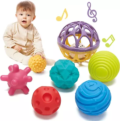 Montessori Toys - Pelotas Sensoriales Para Bebés Juguetes Sensoriales • $29.36