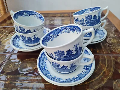 Masons Ironstone  Willow Blue And White Cup And Saucer. Vintage From The 1970s  • £25