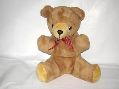 Vintage Trudy Brown Teddy Bear Sitting Plush Stuffed Animal Toy 13  • $25