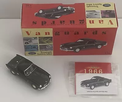 Vanguards Lledo Triumph Spitfire MK II Limited Edition. • £29.99