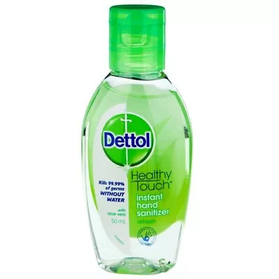 * Dettol Instant Hand Sanitiser Refresh With Aloe Vera 50mL Sanitizer • $4