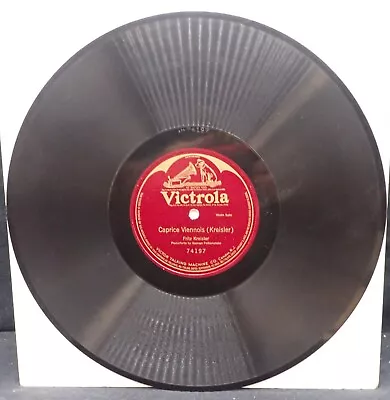 Fritz Kreisler - Caprice Viennois - Victrola Single Side 12 Inch 78 RPM  1911 • $7.98